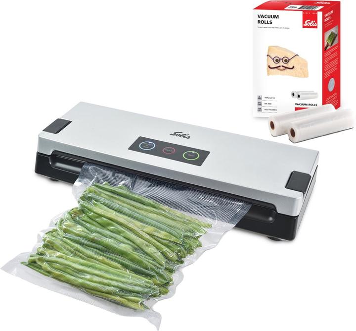 Solis Vac Smart 577 Vacumeermachine - fully automatic vacummachine + 2 vacum rolls (20 x 600 cm)