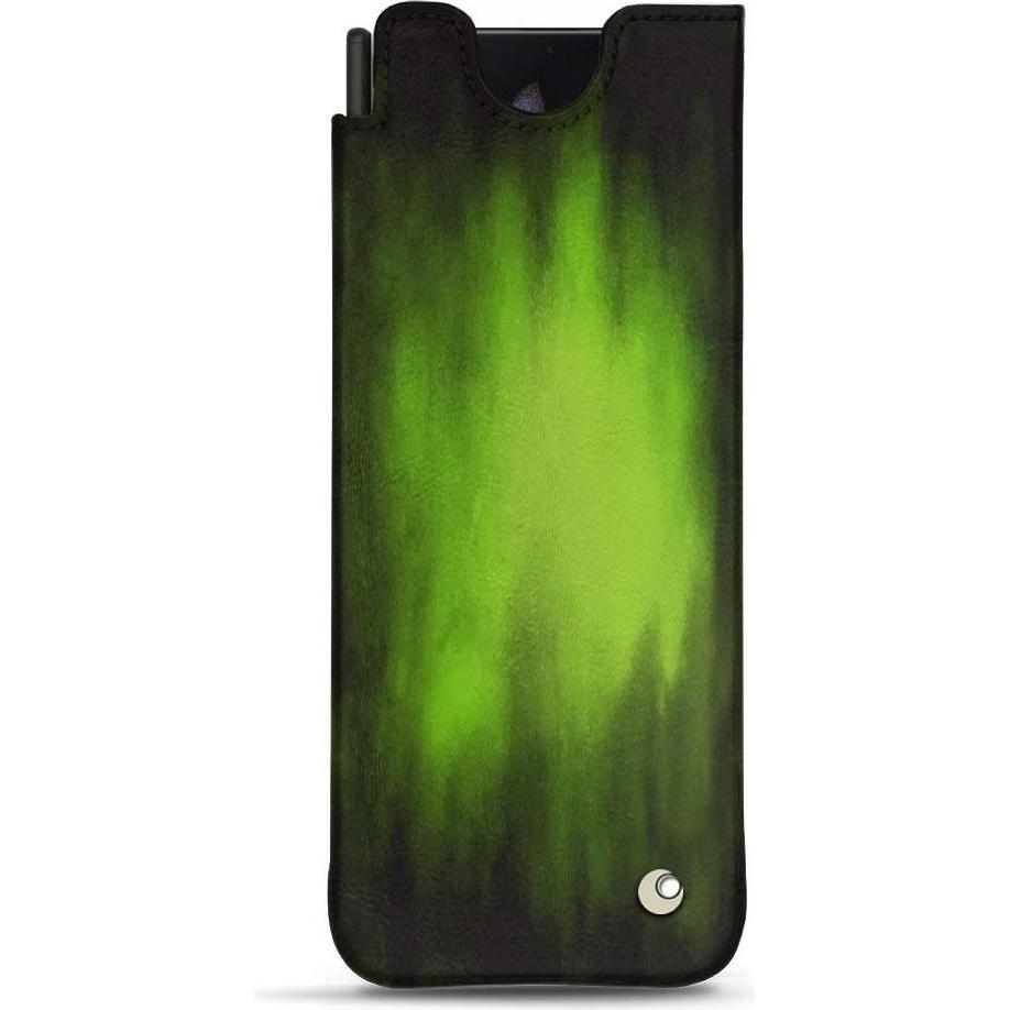 Noreve Lederschutzhülle (Samsung Galaxy Z Fold4), Smartphone Hülle, Grün