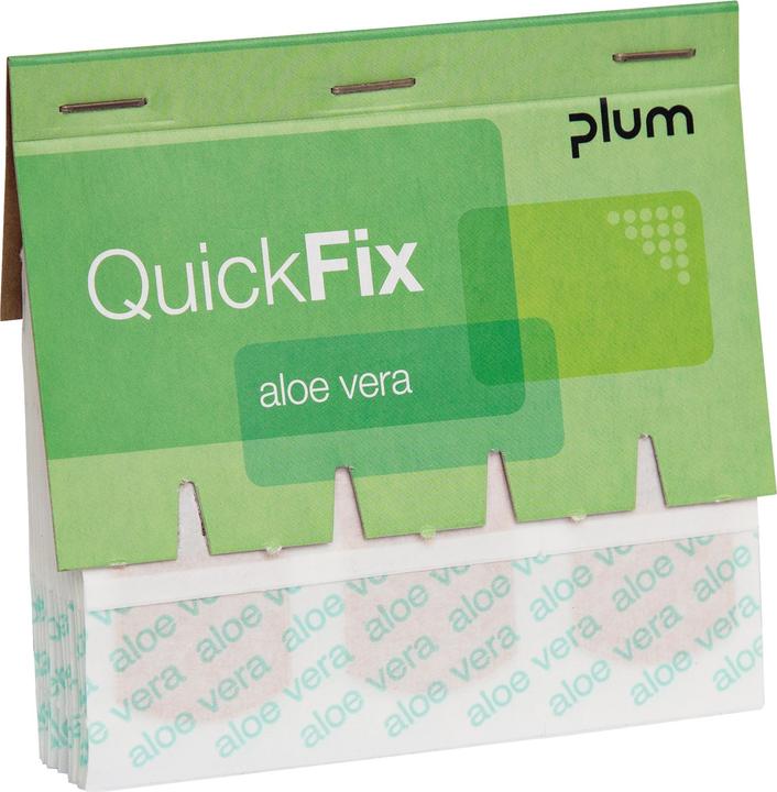 Actual product image Plum Plaster strips QuickFix Aloe Vera, refill f. dispenser, moisturizing, 6 x 45 pcs. (270 x)