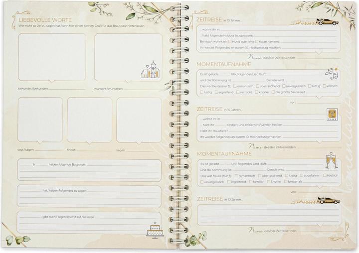 Actual product image familiawedding Greenery - Design Gästebuch zur Hochzeit (German, Familia publishing house, 2024)