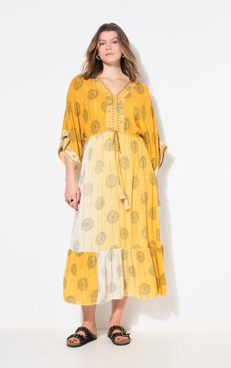 Produktbild Studio Untold Maxikleid, A-Linie, Kimono-Style, Farbverlauf, Stickerei (42, 44)