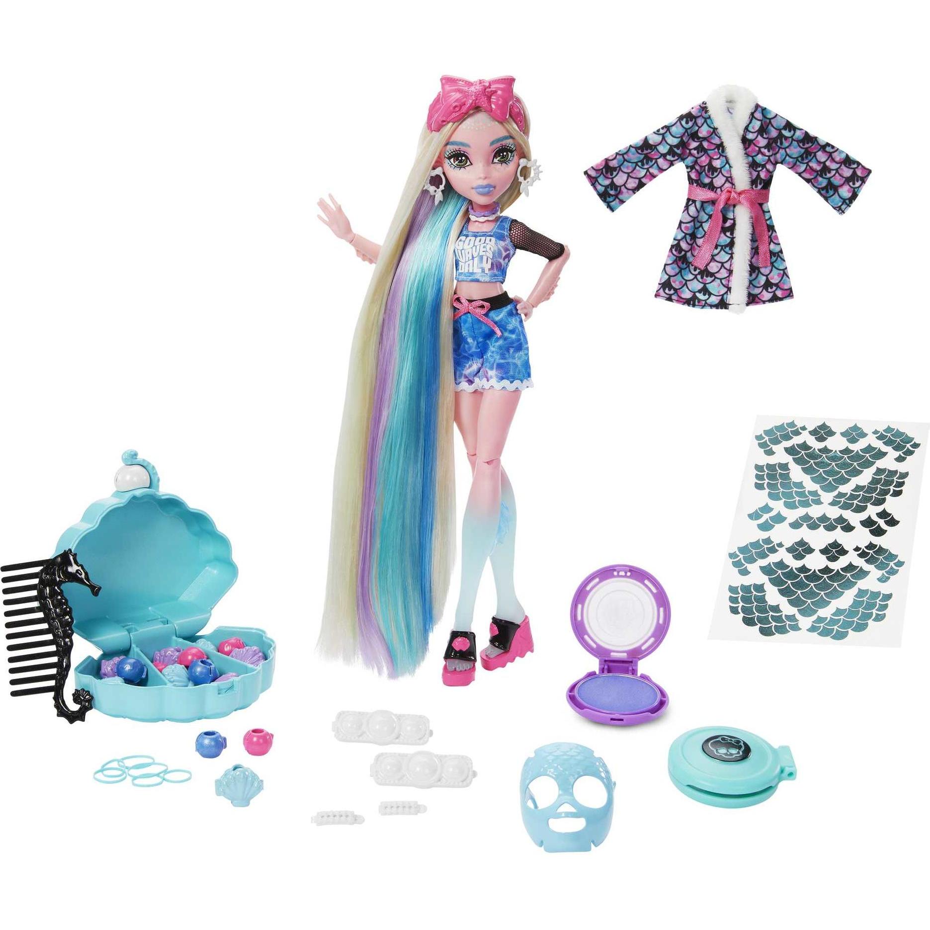 Monster High Mattel Lalka Spa Day Lagoona Blue