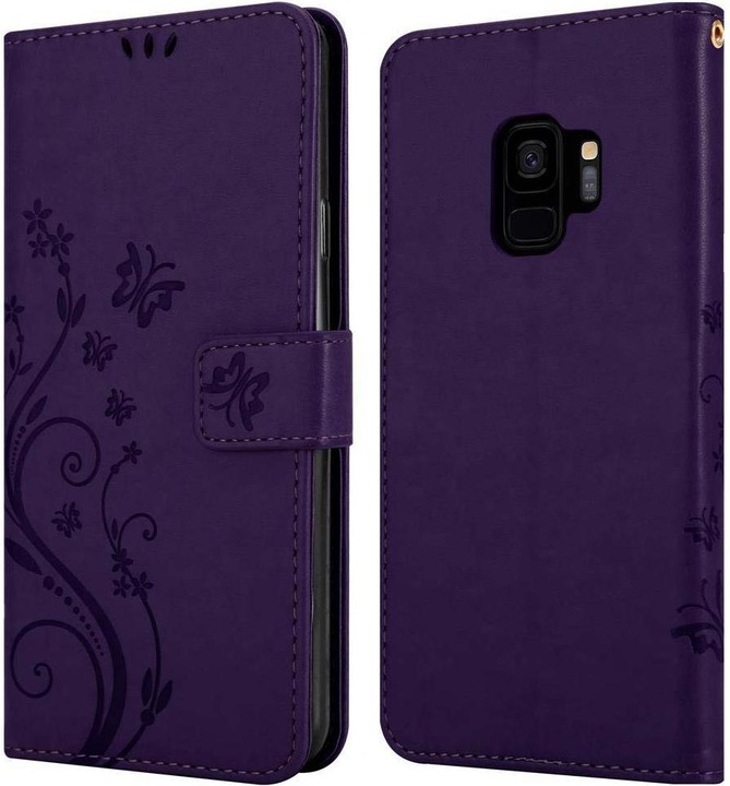 Produktbild Cadorabo Flower Book Cover (Samsung Galaxy S9)