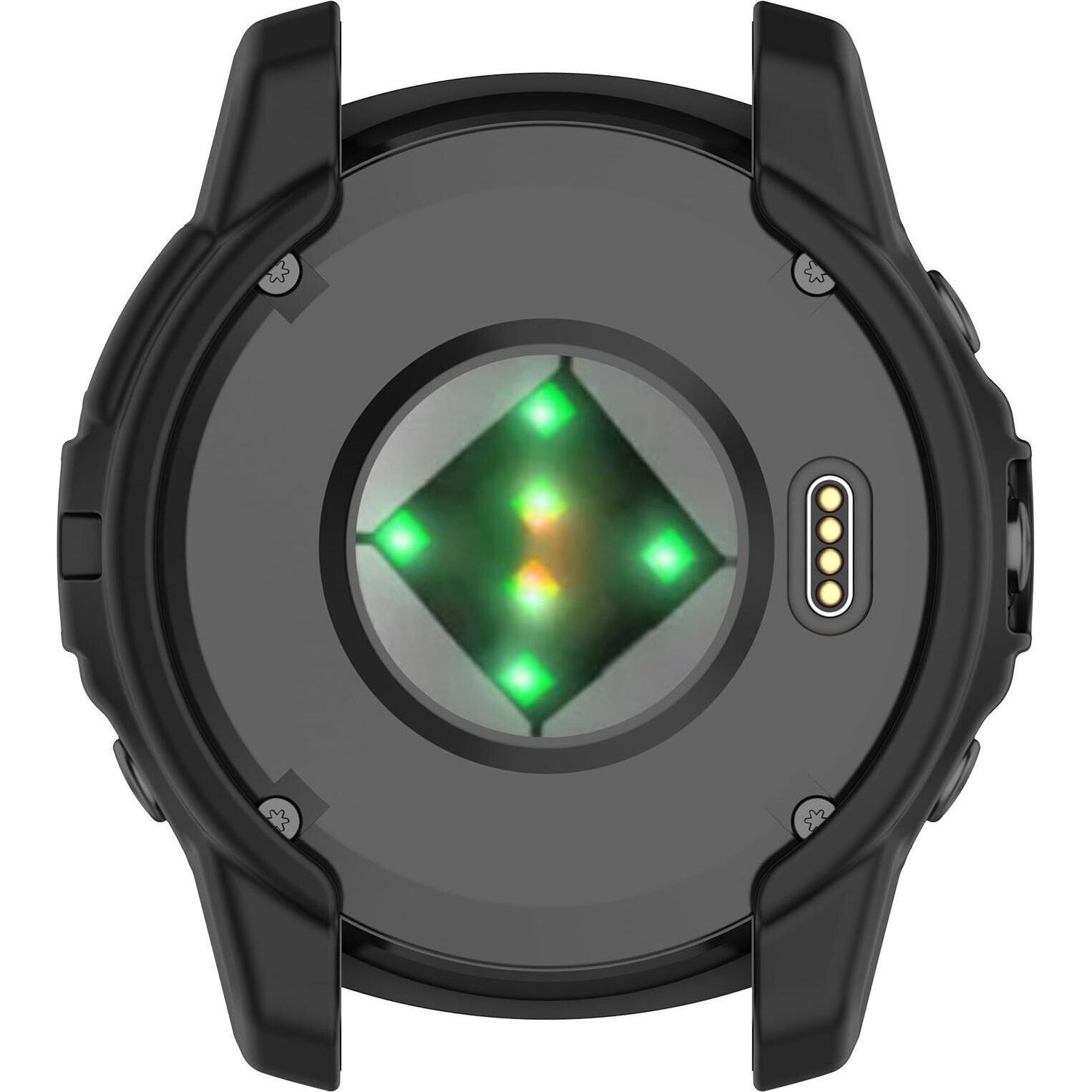Strap-it TPU Hülle (Silikon), Uhrenarmband, Schwarz