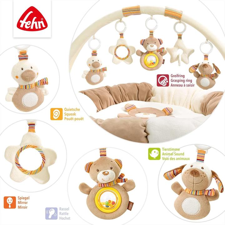 Image du produit Fehn Couverture rampante avec l'ours arc-en-ciel