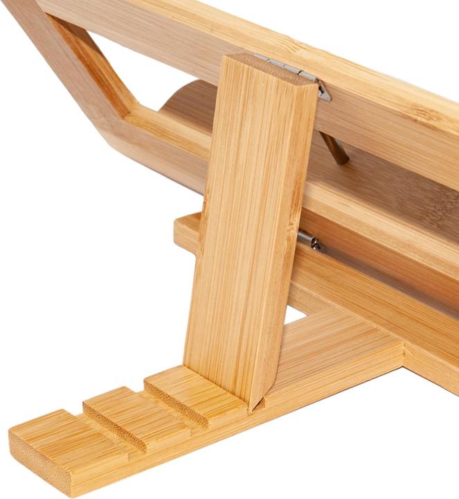 Actual product image Natura Punto Cookbook holder made of bamboo and metal