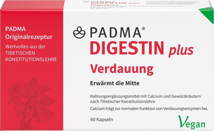 Nutritional values and ingredients Padma Digestin (60 pcs., Capsules, 59 g)