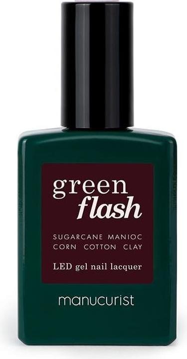 Image du produit Manucurist Green Flash vernis à ongles Hollyhock (Marron, Vernis à ongles effet gel)