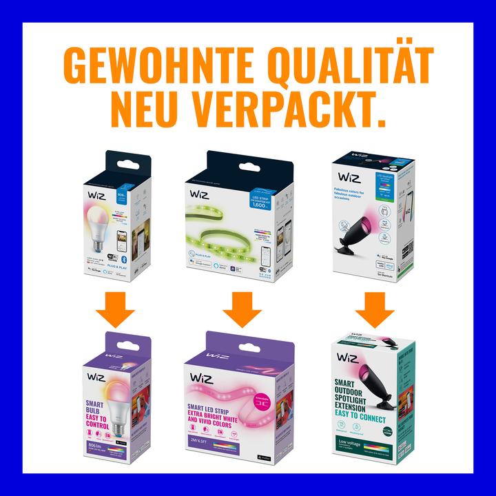 Produktbild WiZ Colors (E27, 13 W, 1521 lm, 1 x, E)