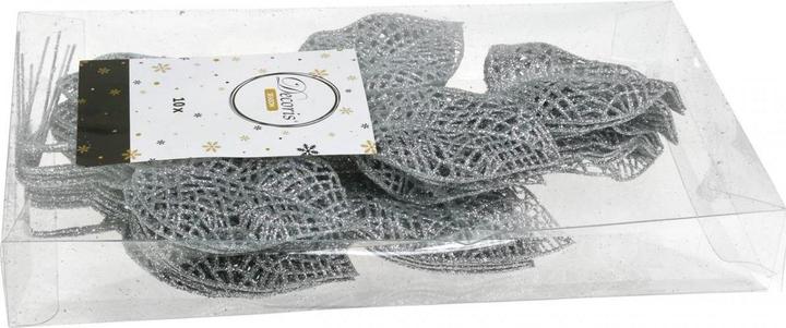 Immagine prodotto Viana Kunstpflanzen Deko-Zweige mit glitzernden Blättern für Weihnachtsdekoration (1 cm)