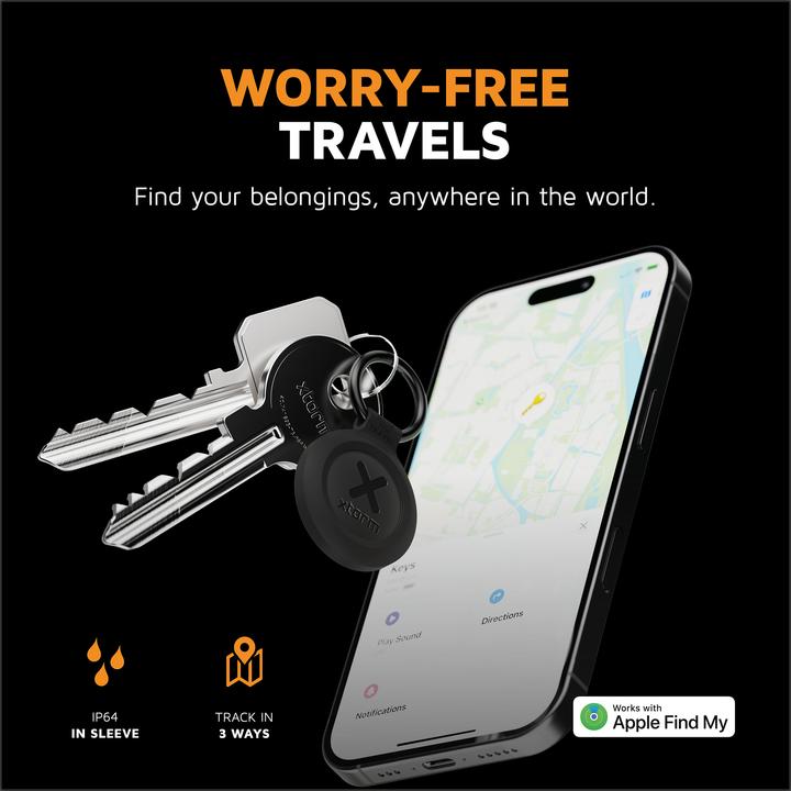 Actual product image Xtorm TravelTag 1 stück - IP64 (iOS)