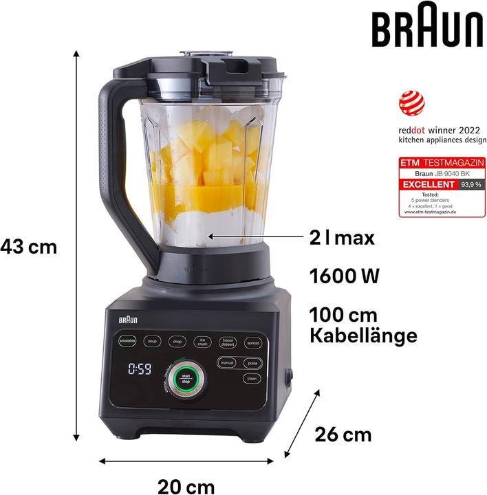 Produktbild Braun PowerBlend 9 (1600 W)