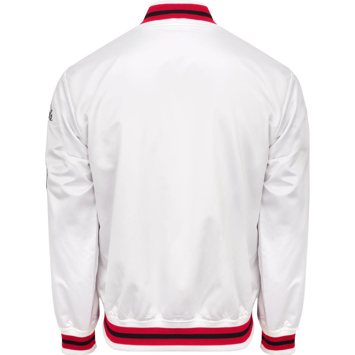 Thumbnail - Mitchell & Ness, Herren, Jacke, City Collection Lightweight Satin Jacke - Miami Heat - M (M), Weiss, M