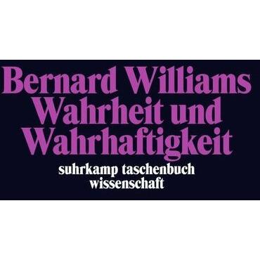 Thumbnail - Wahrheit und Wahrhaftigkeit, Fachbücher von Bernard Williams