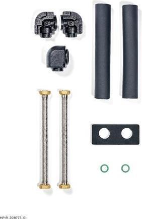 Produktbild Vaillant tilslutningssaet aroTHERM plus 2x 425mm rør i rustfrit stål med 5/4" omløber / 5/4" omløber