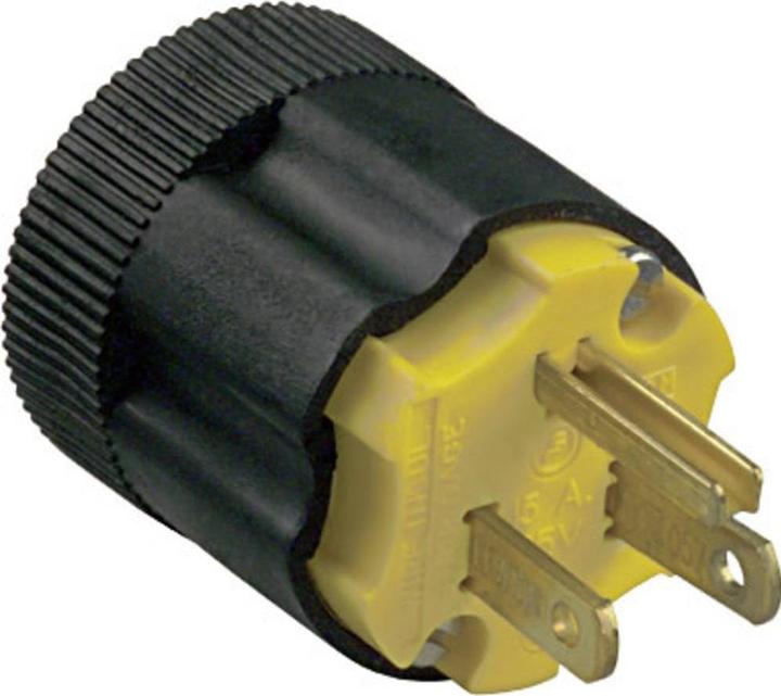Bachmann 910.179 3P Schwarz Elektrischer Netzstecker