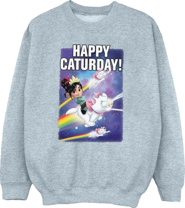 Immagine prodotto Disney Wreck It Ralph Happy Caturday Felpa Ragazze (140, 146)