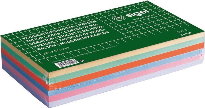 Immagine prodotto Sigel Schede di moderazione 10 x 20 cm rettangolari, 250 pezzi