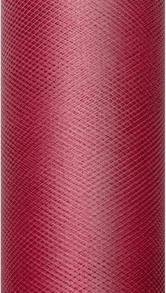 Produktbild Partydeco Tulle Plain, deep red, 0.3 x 9m (1 pkt / 1 pc.) (1 Stück)