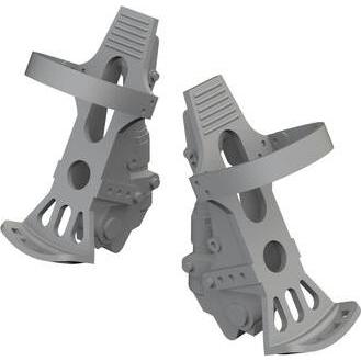Eduard Bf 109G-5/6 rudder pedals PRINT for Airfix