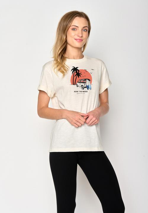 Produktbild Greenbomb Women's Nature Beach Trip Stop T-Shirt (XL)