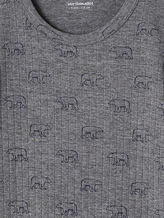 Produktbild Vertbaudet 3er-Pack Jungen Shirts aus Rippjersey, Bären (128)