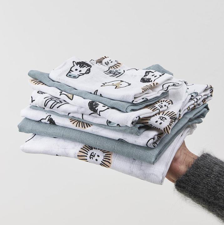 Image du produit Meyco Gants de toilette en mousseline (17 cm, 21 cm)