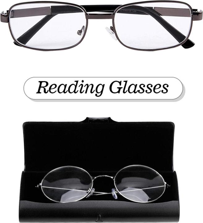 Produktbild Only-Bags.Store Brillenetui Hartschalenetui Aluminium, Lesebrillenetuis aus Metall