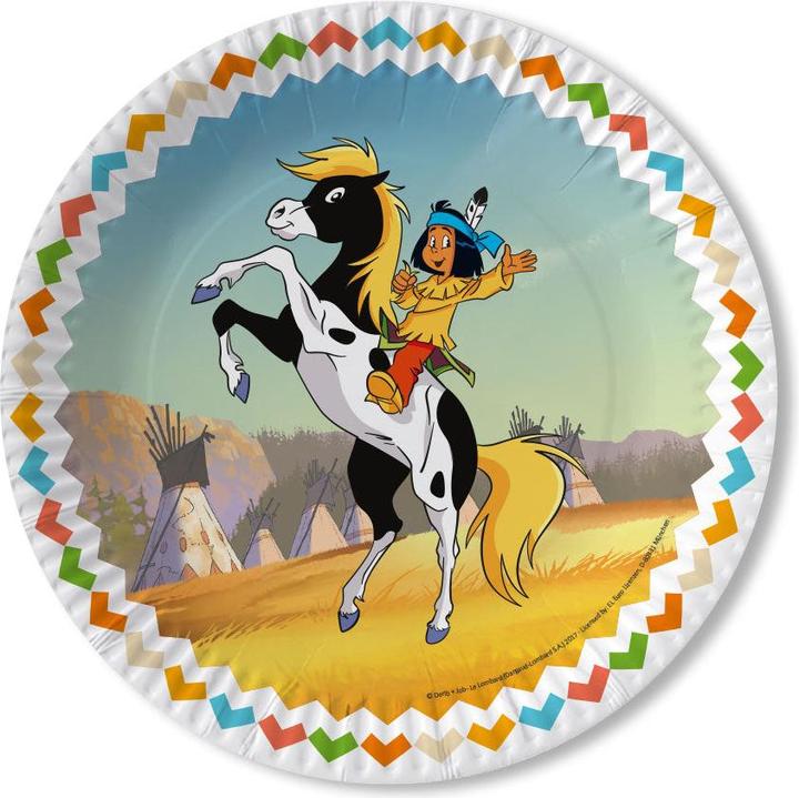 Produktbild DH-Konzept Party Teller Indianer Yakari (8x)