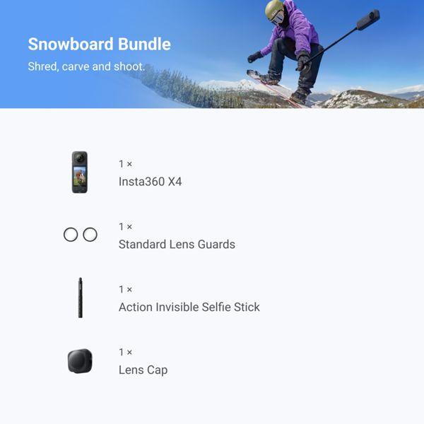 Produktbild Insta360 X4 Snowboard Combo (30p, WLAN, Bluetooth)