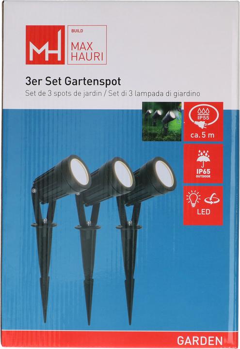 Produktbild Max Hauri GARDEN Gartenspot ALU IP65 Merkuro (360 lm, IP65)