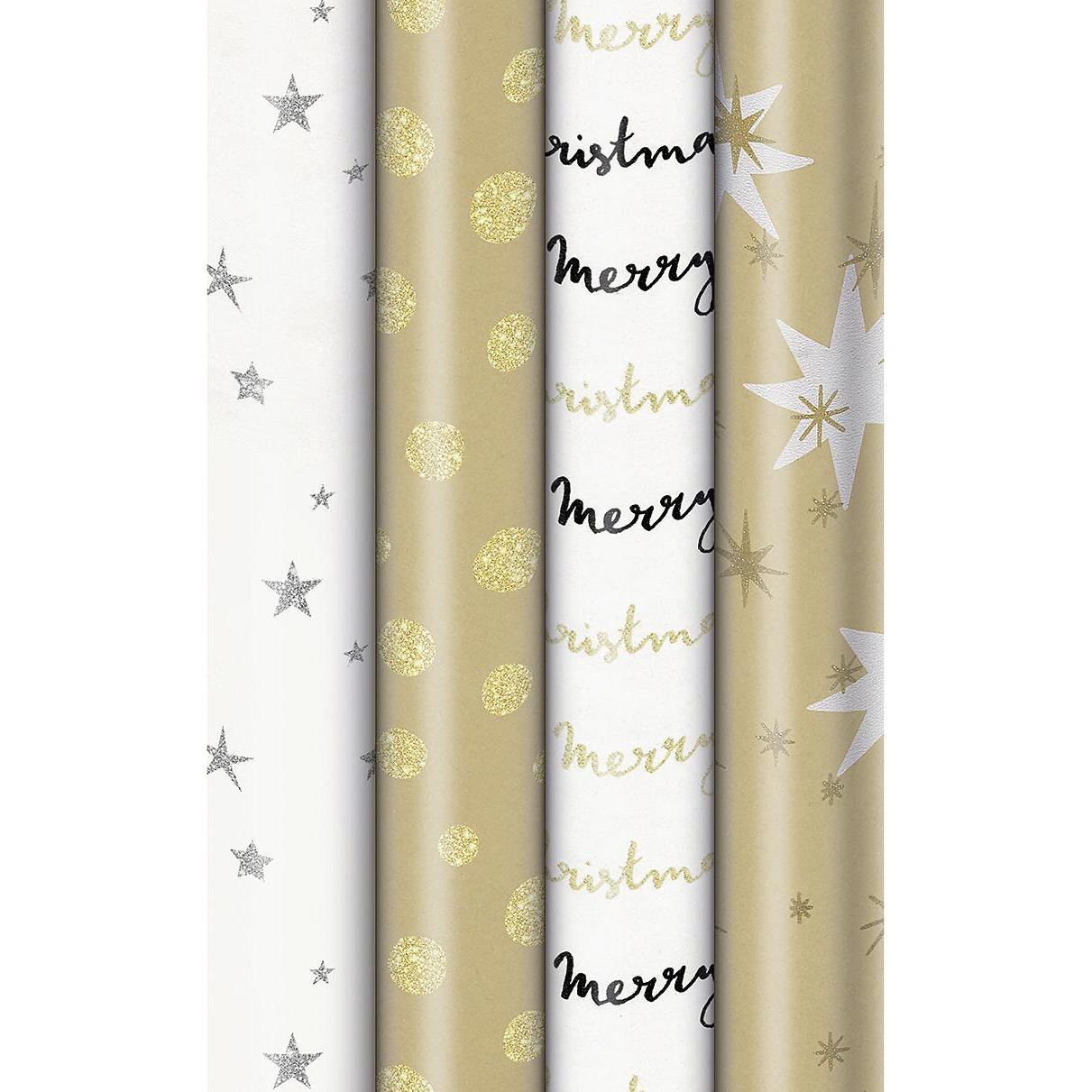Thumbnail - Zoewie, Geschenkverpackung, Weihnachts-Geschenkpapier-Röllchen 'Simply the Best' (Geschenkpapier, 25 x)