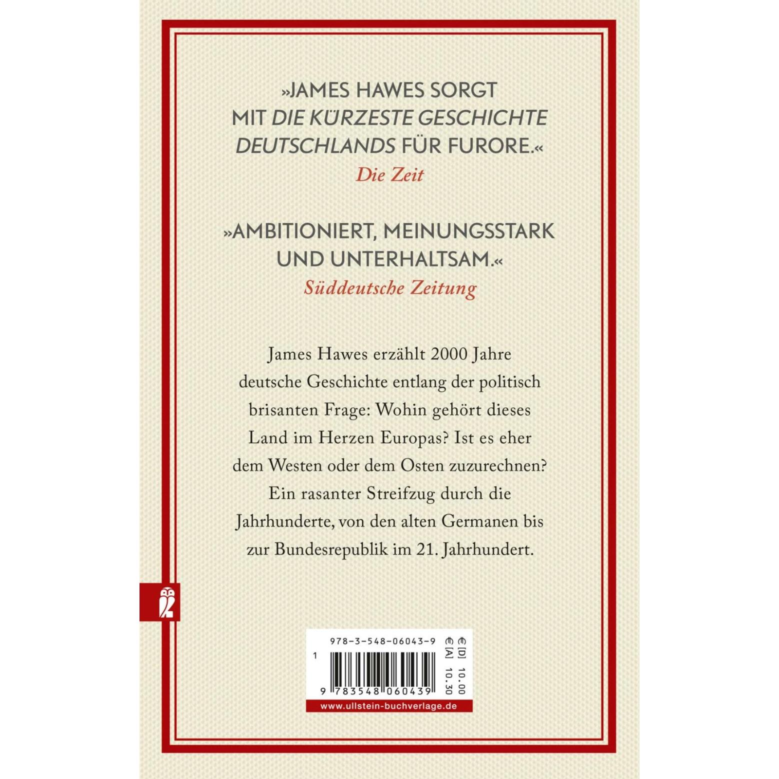 Die kürzeste Geschichte Deutschlands, Sachbücher von James Hawes