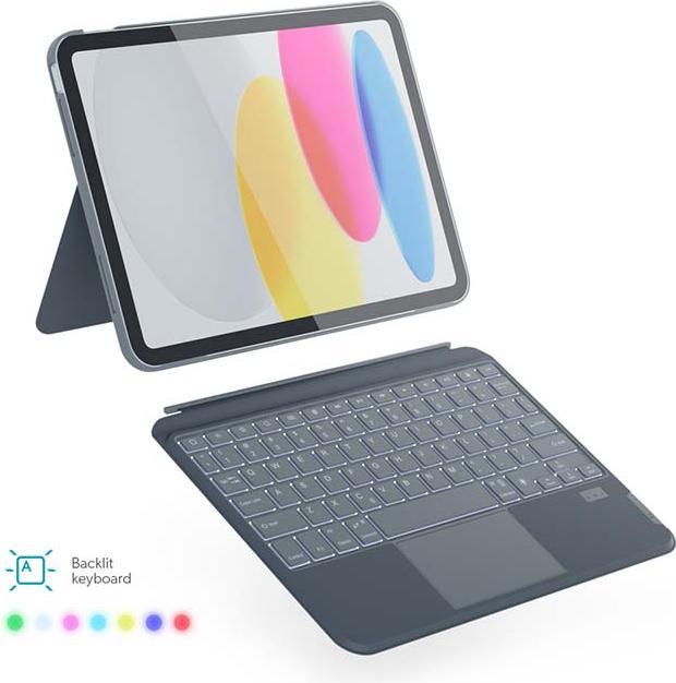 Image du produit Epico Etui clavier rétroéclairé pour iPad 10,9" (10e génération) (DE)