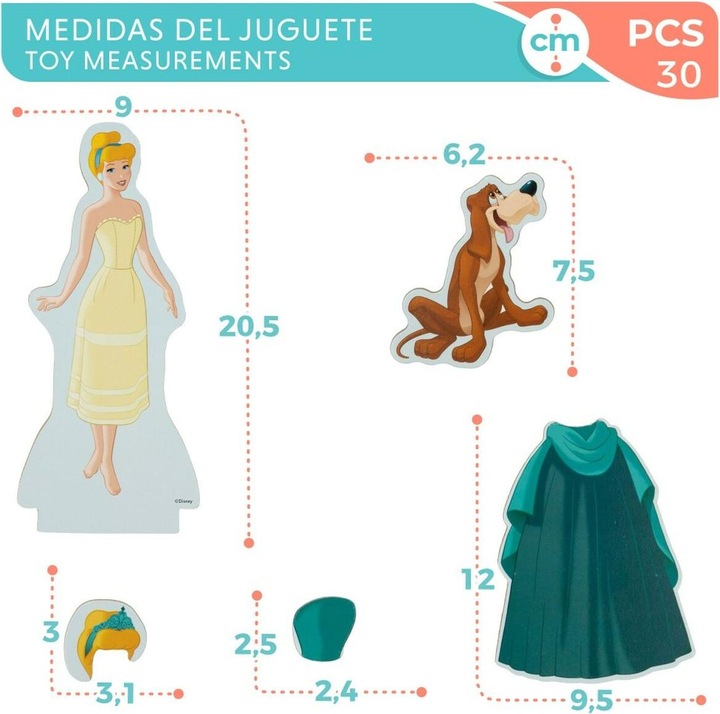 Produktbild Disney Princess Spiel aus Holz Disney Aschenputtel