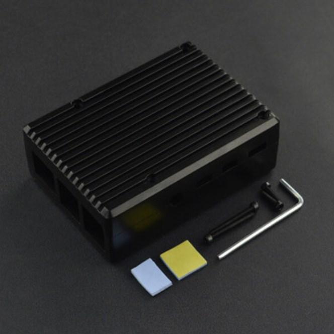 Produktbild DFRobot Raspberry Pi 4 Aluminium Gehäuse mit passiver Kühlung