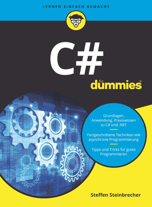 Actual product image C# für Dummies (German, Steffen Steinbrecher, 2020)