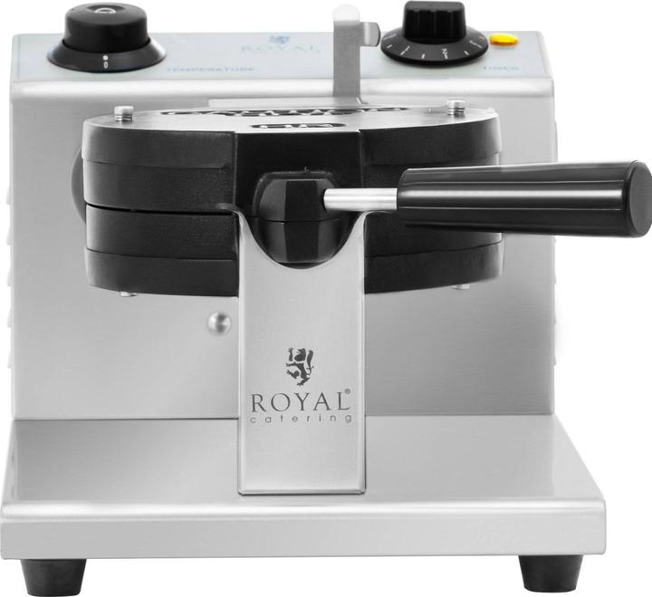 Actual product image Royal Catering Waffeleisen rund Waffelmaschine Waffelautomat Profi-Waffeleisen 1200 W