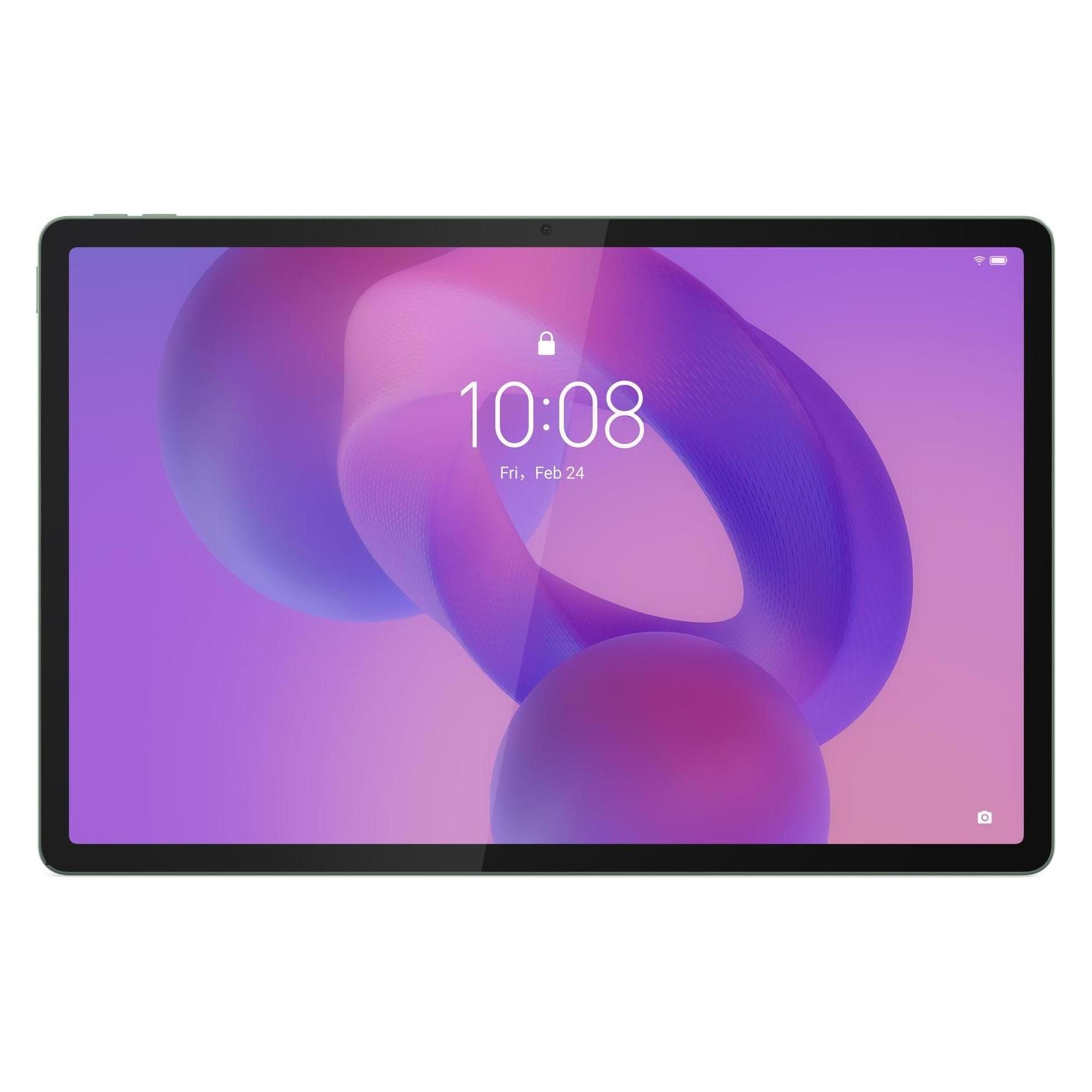 Lenovo TB373FU (nur WLAN, 12.70", 128 GB, Luna Grey, Seafoam Green), Tablet, Grün, Grau