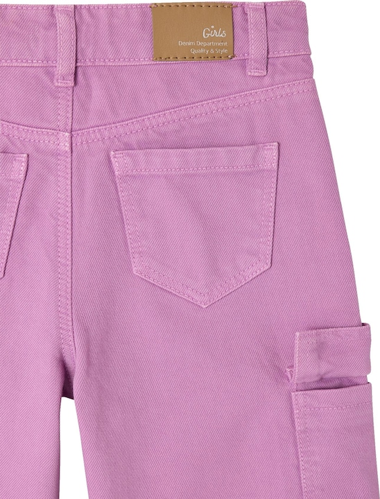 Image du produit Vertbaudet Mädchen Cargo-Hose mit weitem Bein (98)