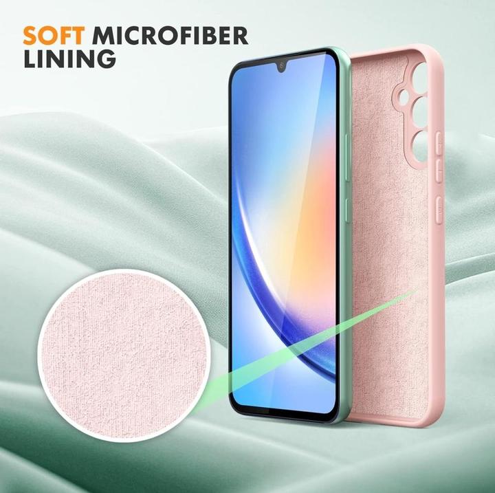 Actual product image Screenguard Samsung Galaxy A34 5G Liquid Silicone Case Cover (Samsung Galaxy A34 5G)