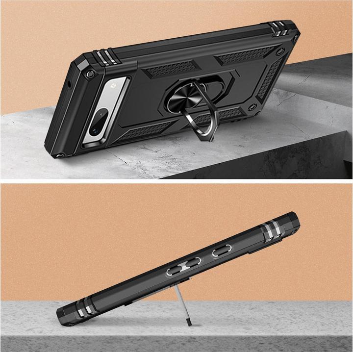Produktbild Avizar Stossfeste Handyhülle mit Ring Series (Google Pixel 7a)