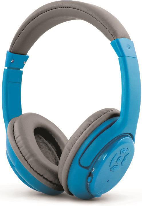Produktbild ESP eranza Libero Headset Head-band Bluetooth Blue, Grey (10 h, Kabellos)