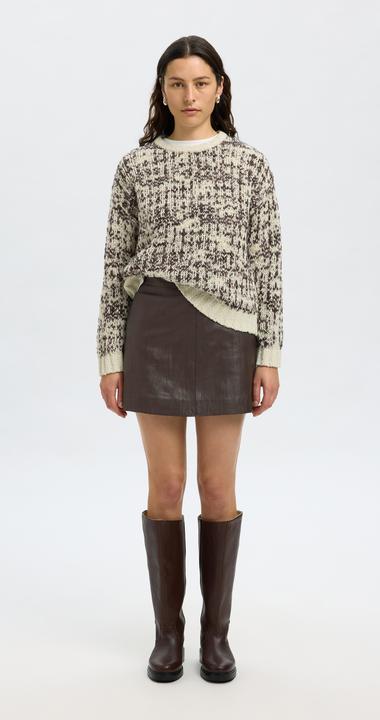 Image du produit Selected Femme High Waist Lederminirock (38)