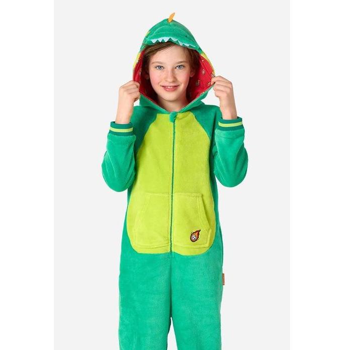 Thumbnail - OppoSuits Dinosaurier Onesie für Kinder (158, 164, 170, 176)