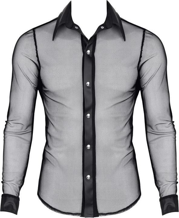 Actual product image Regnes Fetish Planet Men's shirt in black (5XL)