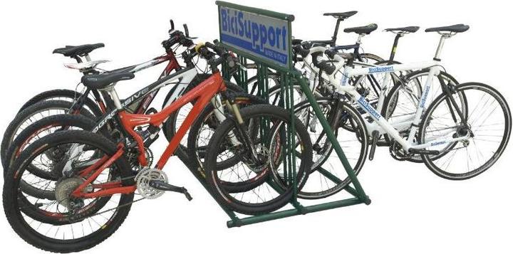 Actual product image Bici Support Bicycle rack for outdoor 8-bike garage