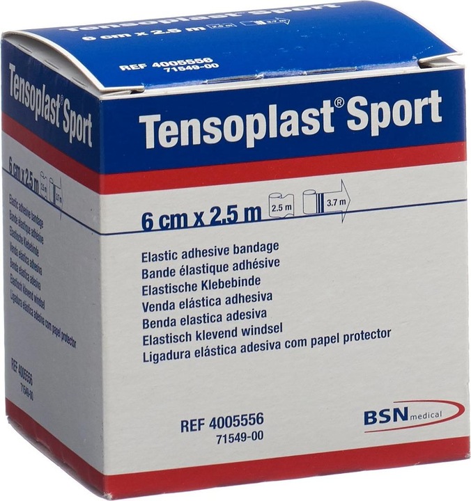 Produktbild BSN Tensoplast® Sport 6 x 2.5 m weiss (2.50 m)