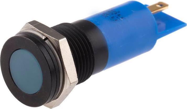 Produktbild RS PRO LED 14mm Chromblende 24Vdc Blau