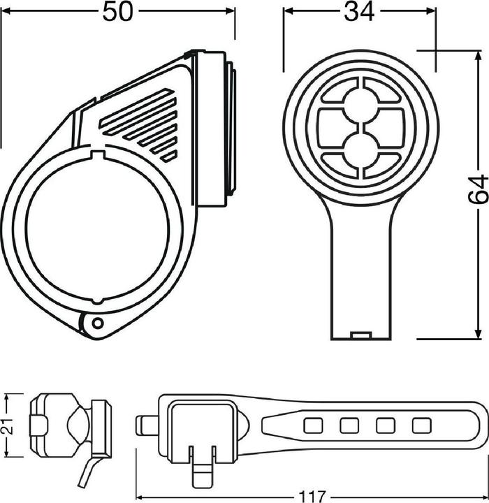 Image du produit Osram Support LEDsBIKE® ACC101